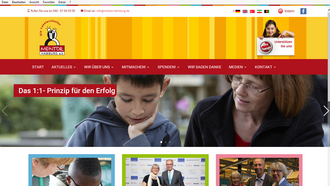TYPO3-Webseite von Mentor Hamburg