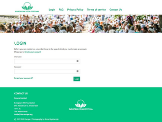 TYPO3-Extension zur Anmeldung beim Yoga Festival